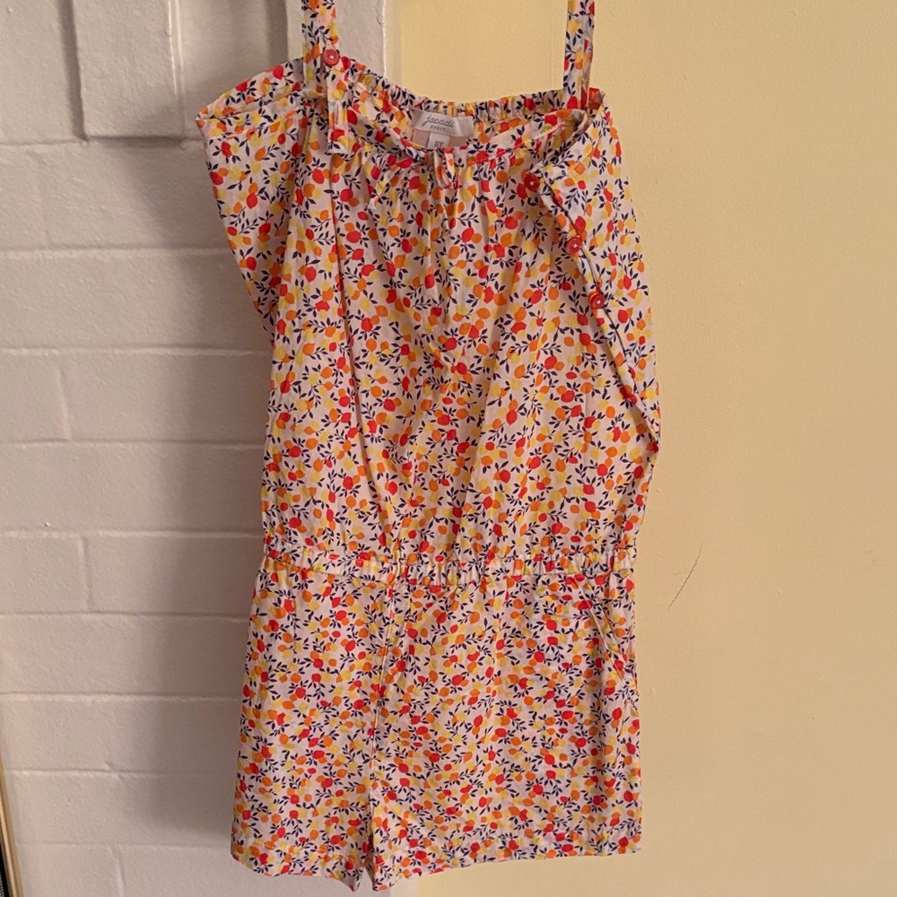 Jacadi floral Print Sleeveless Romper